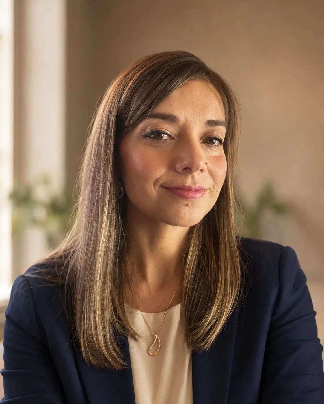 Karen Quiroz Berríos, retrato principal en tono cálido